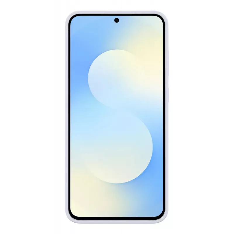 Silikonhülle für Samsung Galaxy S25 FE — Hellblau, für 6,7-Zoll-Bildschirm, Mikrofaser-Innenfutter