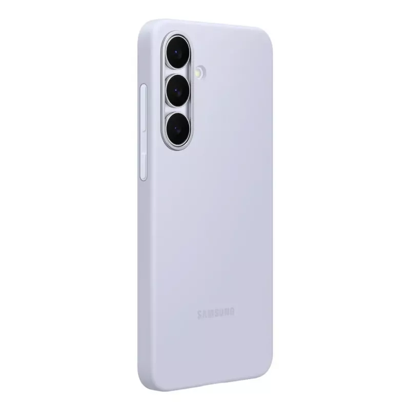 Silikonhülle für Samsung Galaxy S25 FE — Hellblau, für 6,7-Zoll-Bildschirm, Mikrofaser-Innenfutter