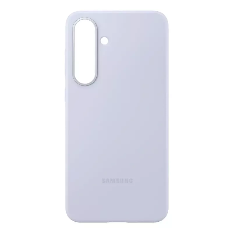 Silikonhülle für Samsung Galaxy S25 FE — Hellblau, für 6,7-Zoll-Bildschirm, Mikrofaser-Innenfutter