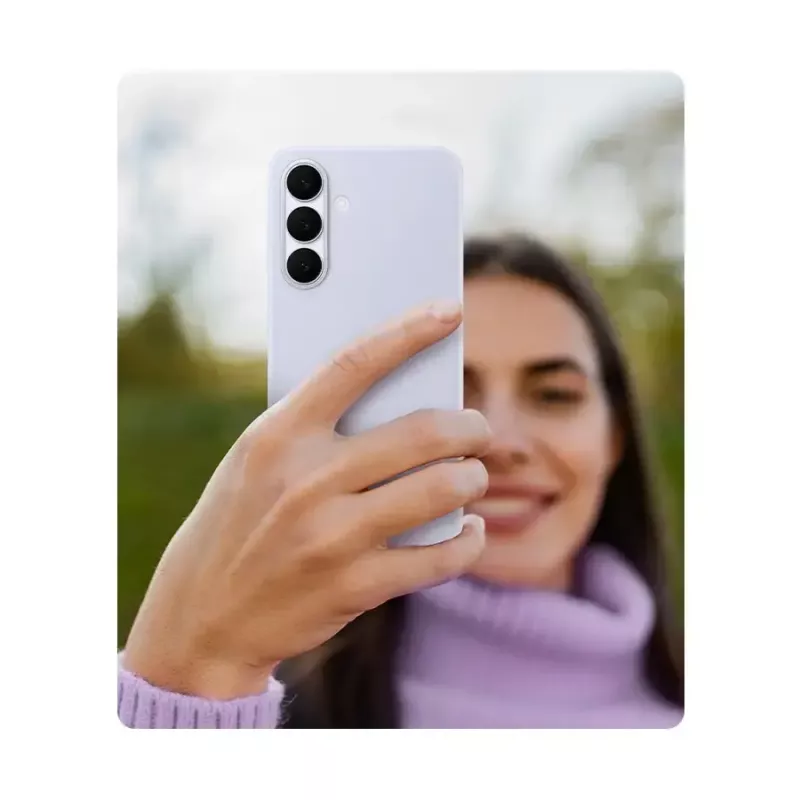 Silikonhülle für Samsung Galaxy S25 FE — Hellblau, für 6,7-Zoll-Bildschirm, Mikrofaser-Innenfutter