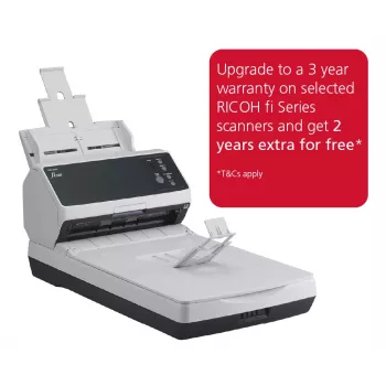 Ricoh fi-8250 ADF + Einzelblatteinzug Scanner 600 x 600 DPI A4 Schwarz, Grau