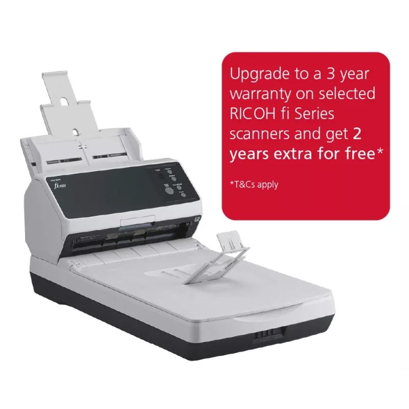 Ricoh fi-8250 ADF + Einzelblatteinzug Scanner 600 x 600 DPI A4 Schwarz, Grau