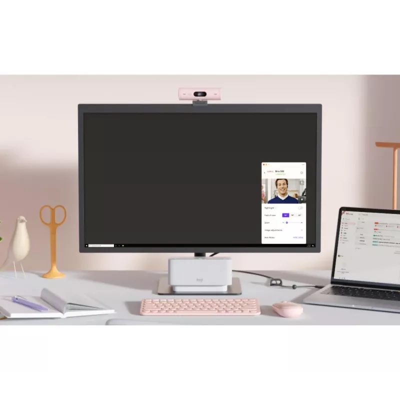 LOGITECH Brio 500 Full HD Webcam Rose