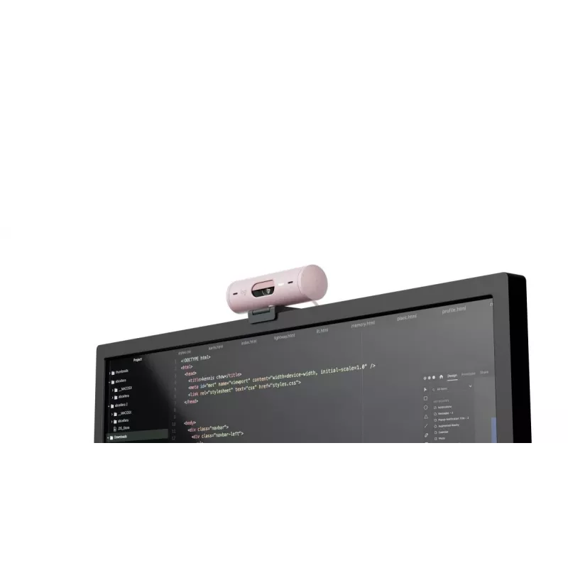 LOGITECH Brio 500 Full HD Webcam Rose