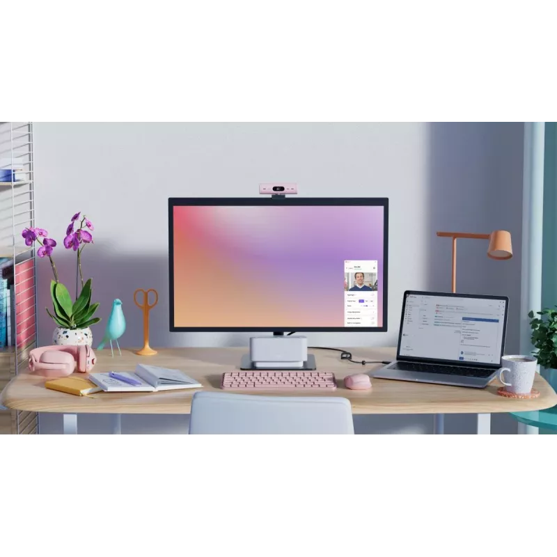 LOGITECH Brio 500 Full HD Webcam Rose