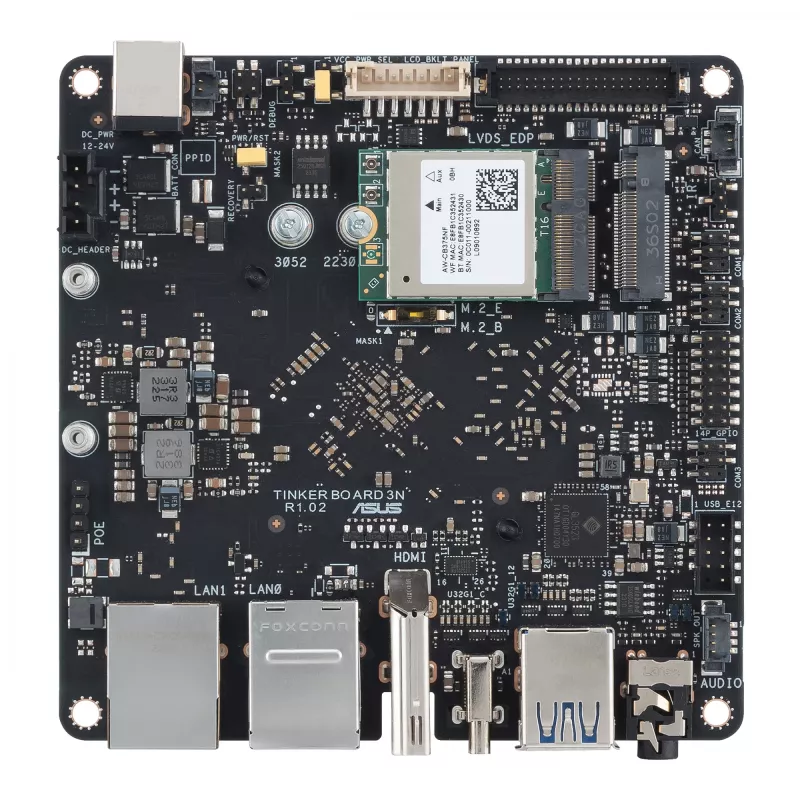 ASUS Tinker Board 3N Entwicklungsboard Rockchip RK3568