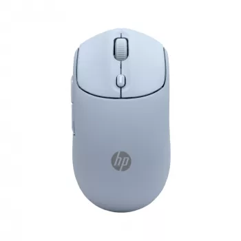 HP 400 Leise blaue kabellose Maus, beidhändig, RF Wireless + Bluetooth, 6000 DPI, Blau