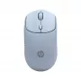 HP 400 Leise blaue kabellose Maus, beidhändig, RF Wireless + Bluetooth, 6000 DPI, Blau