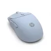 HP 400 Leise blaue kabellose Maus, beidhändig, RF Wireless + Bluetooth, 6000 DPI, Blau