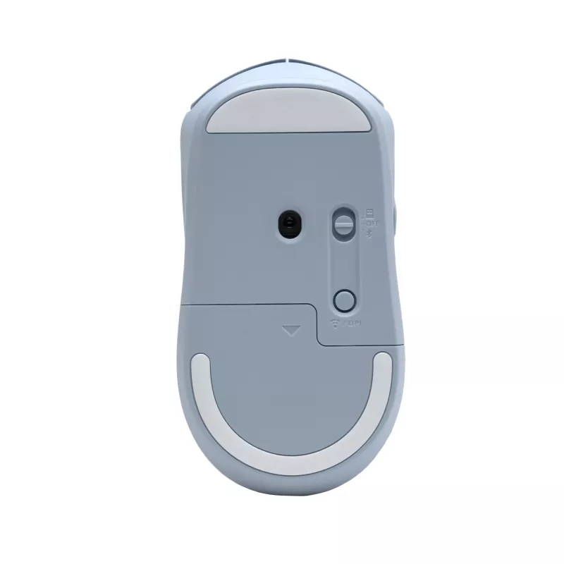 HP 400 Leise blaue kabellose Maus, beidhändig, RF Wireless + Bluetooth, 6000 DPI, Blau