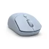 HP 400 Leise blaue kabellose Maus, beidhändig, RF Wireless + Bluetooth, 6000 DPI, Blau