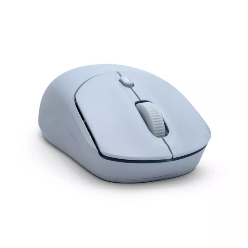 HP 400 Leise blaue kabellose Maus, beidhändig, RF Wireless + Bluetooth, 6000 DPI, Blau