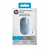 HP 400 Leise blaue kabellose Maus, beidhändig, RF Wireless + Bluetooth, 6000 DPI, Blau