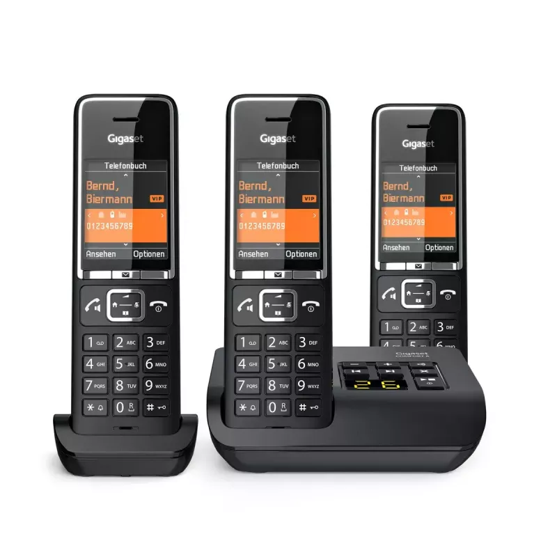 Analoges Telefon Gigaset COMFORT 550A Schnurloses Mobilteil Anruferkennung