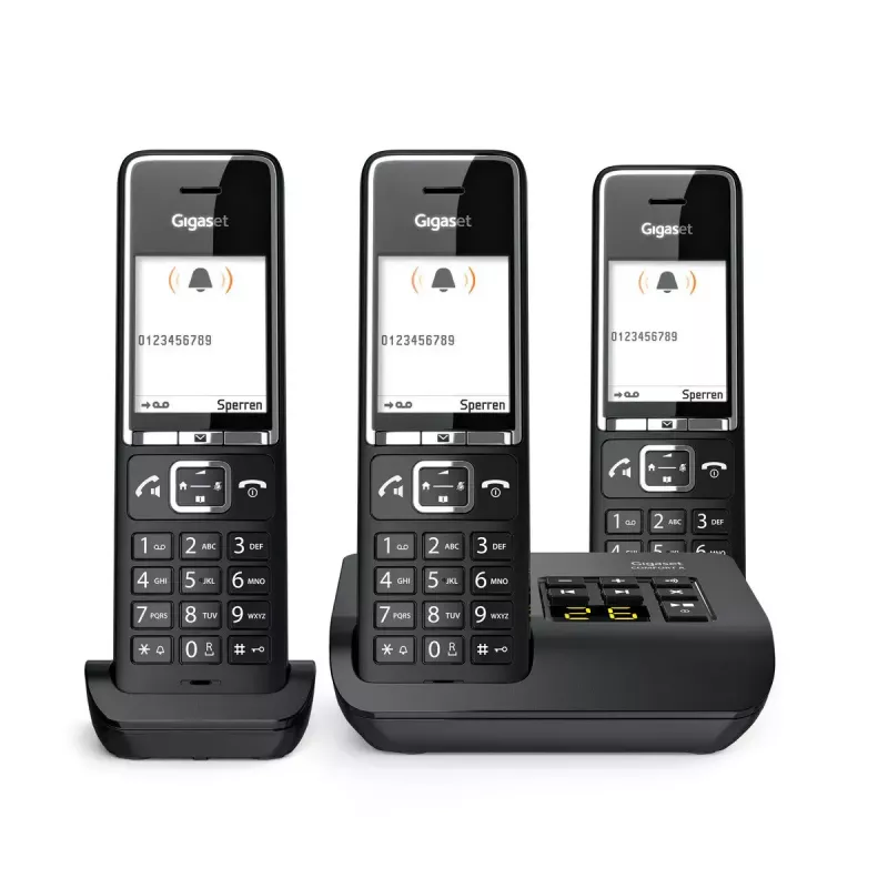 Analoges Telefon Gigaset COMFORT 550A Schnurloses Mobilteil Anruferkennung