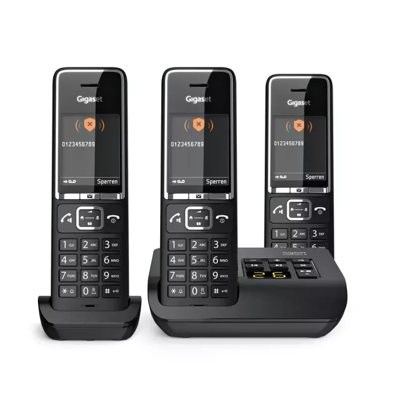 Analoges Telefon Gigaset COMFORT 550A Schnurloses Mobilteil Anruferkennung