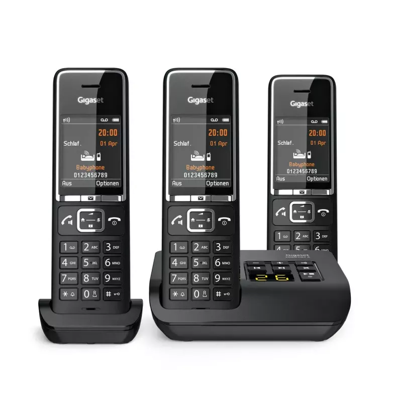 Analoges Telefon Gigaset COMFORT 550A Schnurloses Mobilteil Anruferkennung
