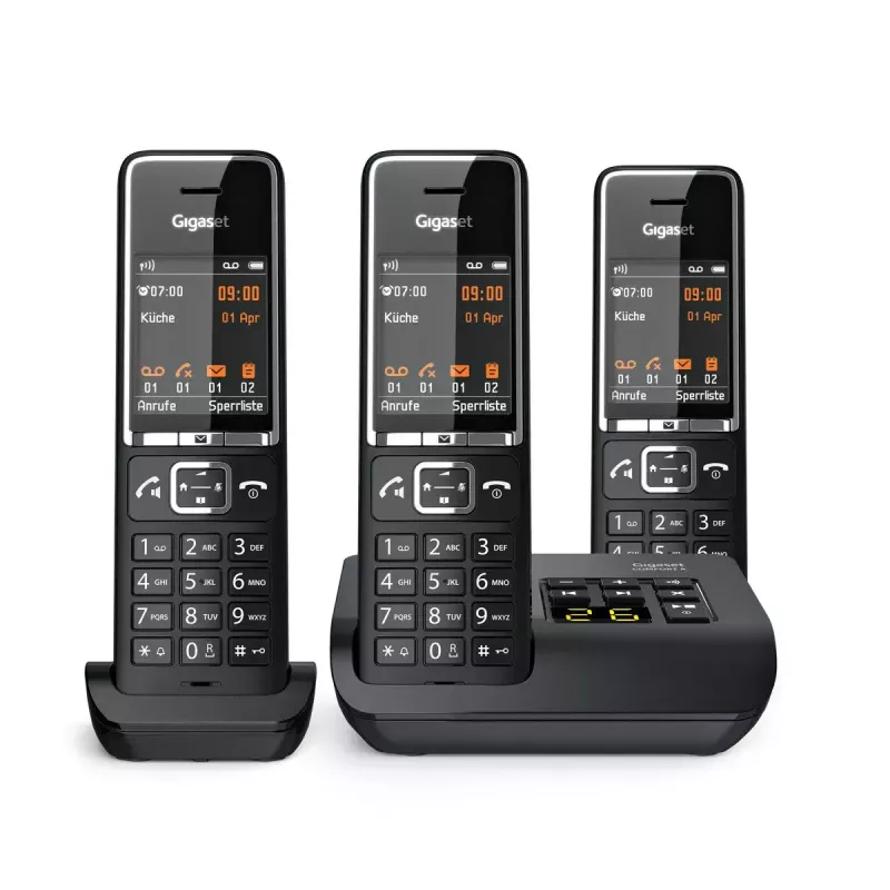 Analoges Telefon Gigaset COMFORT 550A Schnurloses Mobilteil Anruferkennung