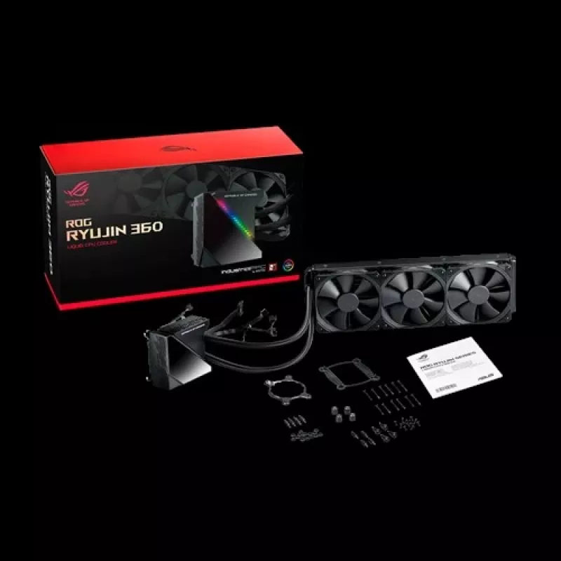 ASUS ROG RYUJIN 360 Prozessor All-in-One-Flüssigkeitskühler 12 cm Schwarz 1 Stk.