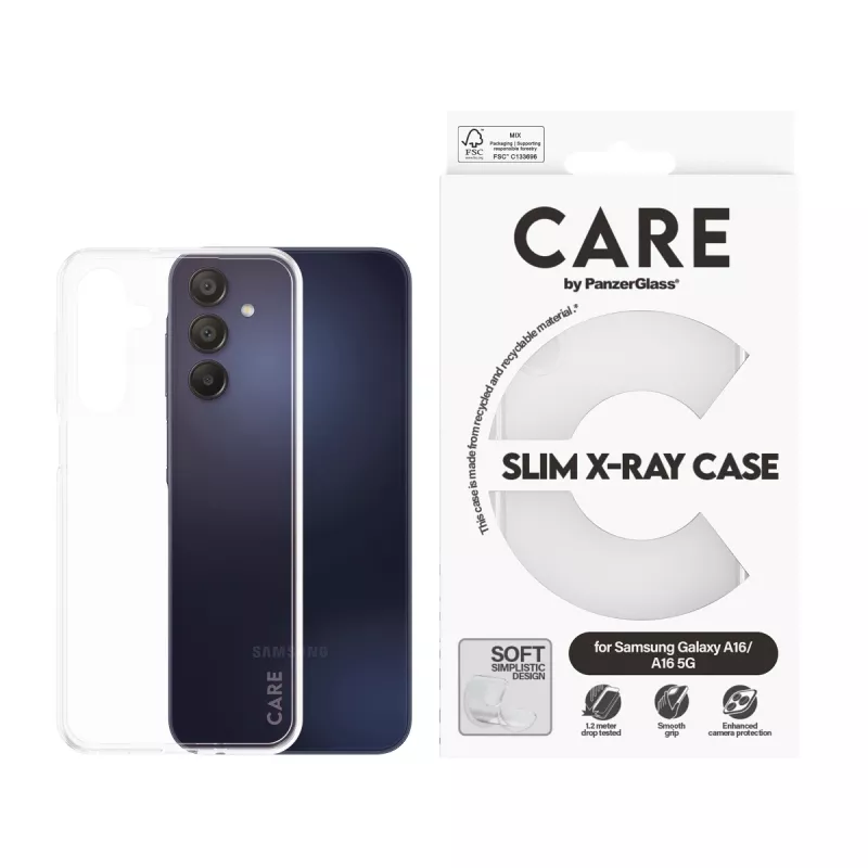 Cover PanzerGlass CARE by modische Hülle Transparent X-Ray Soft Basic Samsung A15 A15 5G