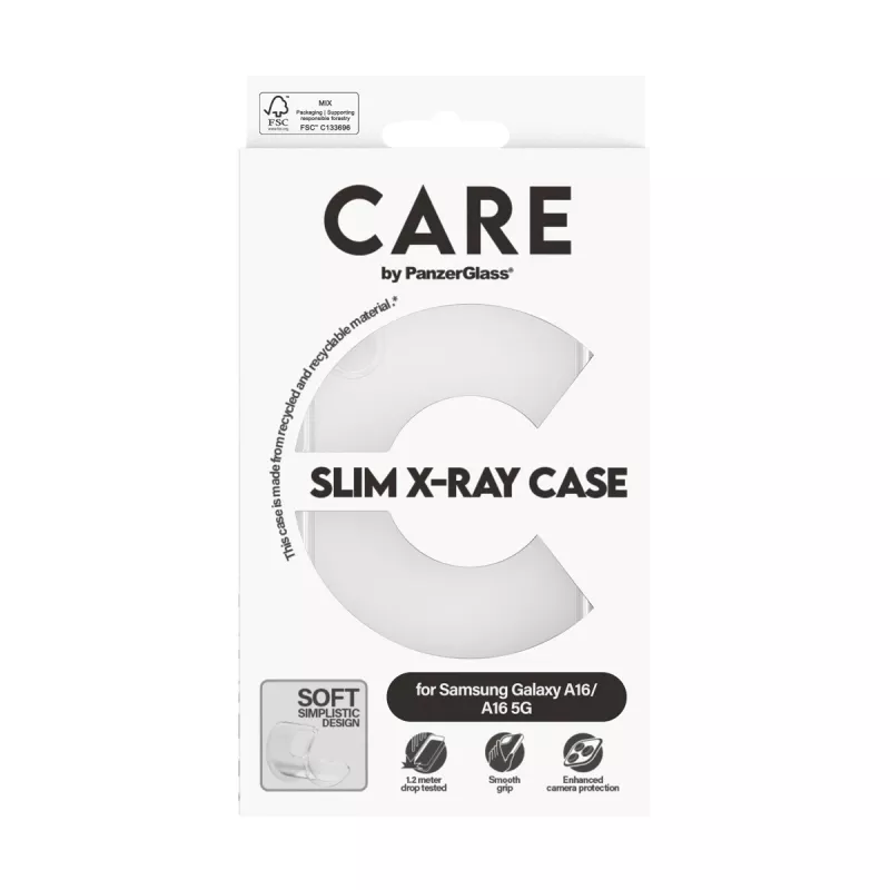 Cover PanzerGlass CARE by modische Hülle Transparent X-Ray Soft Basic Samsung A15 A15 5G