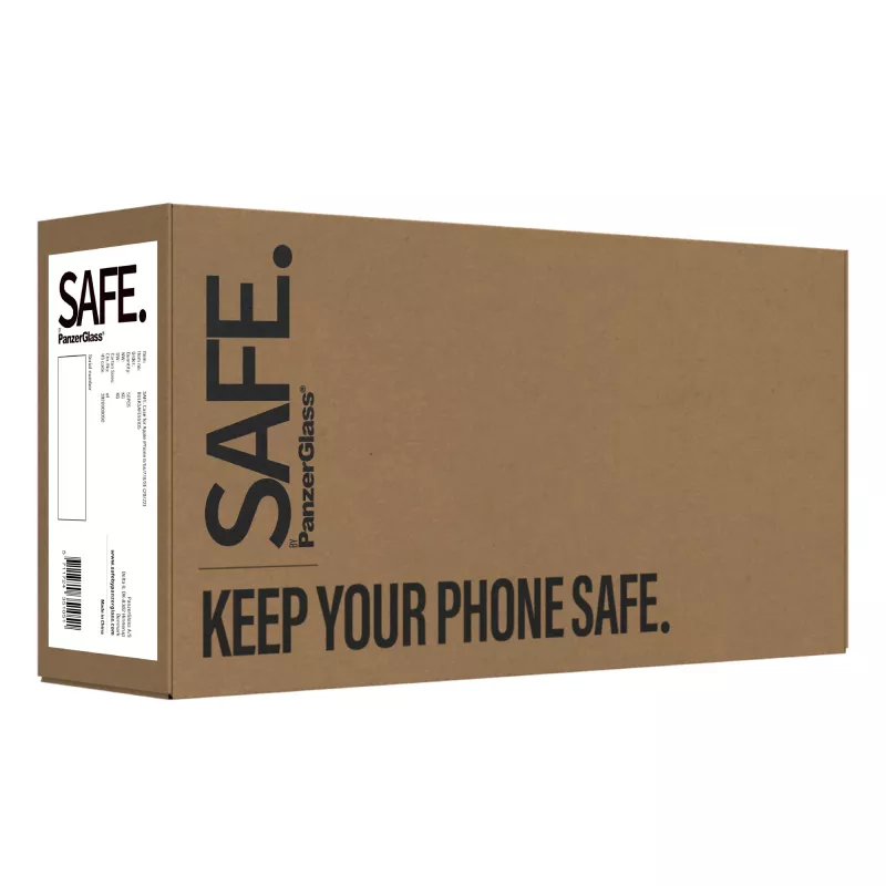 TPU-Hülle Transparent PanzerGlass SAFE. by ® für iPhone 6 6s 7 8 SE 2020 2022 Kratz- und Stoßfest