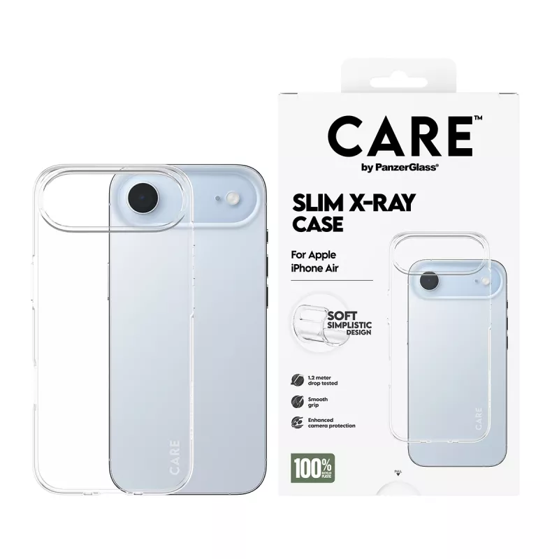 PanzerGlass CARE™ by ® X-Ray Hülle iPhone Air, Cover, Apple, Apple - iPhone Air, Transparent