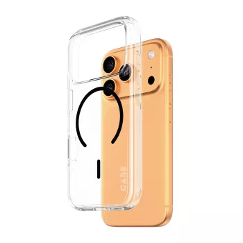 PanzerGlass CARE™ by ® Urban Explorer Case durchsichtig mit schwarzem MagSafe iPhone 17 Pro