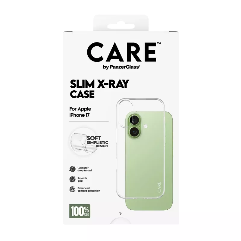 Handyhülle PanzerGlass modische Hülle Transparent X-Ray Soft Basic für iPhone 17