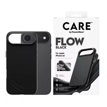 Schutzhülle PanzerGlass CARE™ Flow Case Schwarz mit MagSafe für iPhone Air