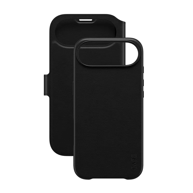 Brieftaschen-Hülle PanzerGlass CARE Tango 2-in-1 mit MagSafe für iPhone Air — Schwarz