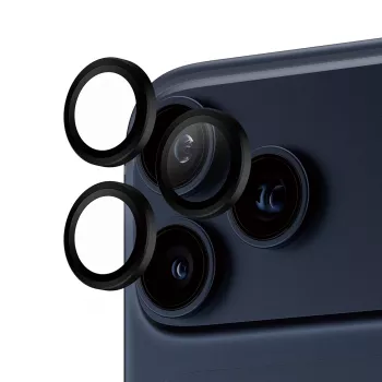 PanzerGlass ® Hoops® Kamera-Linsenschutz Schwarz iPhone 17 Pro | iPhone 17 Pro Max | iPhone 16 Pro | 16 Pro Max
