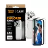 Bildschirmschutz-Bundle PanzerGlass CARE 3-in-1 Flagship Explorer für iPhone 17 Pro – gehärtetes Glas, PET, Silikon, transparent