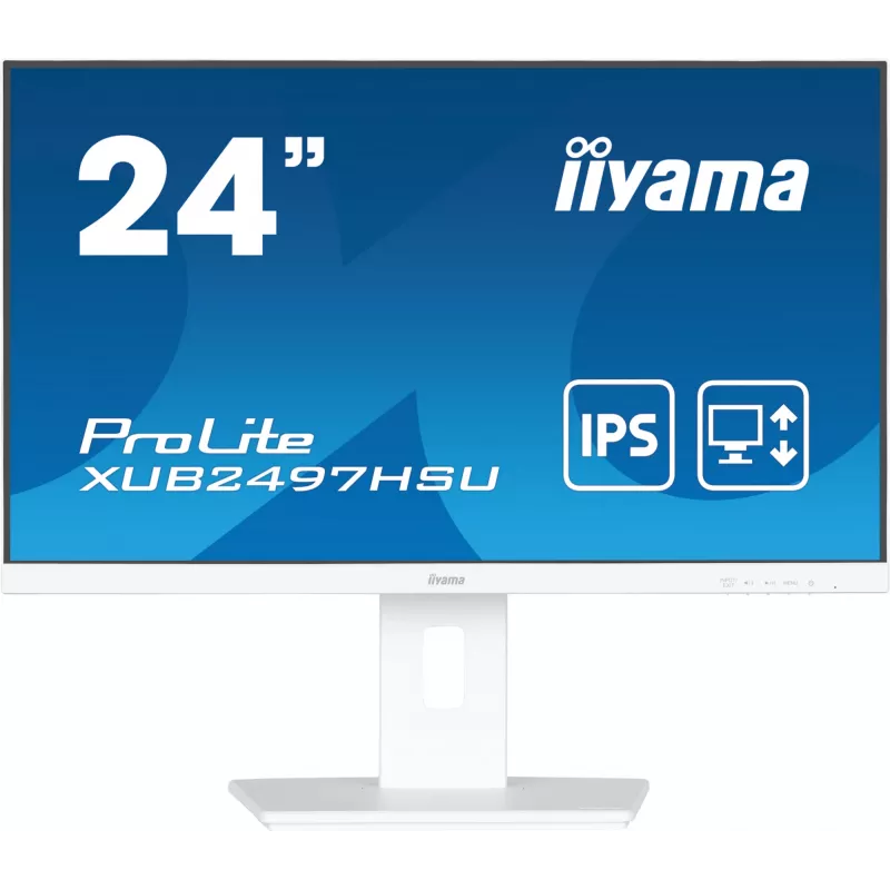 iiyama ProLite XUB2497HSU-W2 Computer Monitor 60,5 cm (23,8 Zoll) 1920 x 1080 Pixel Full HD LED Weiß