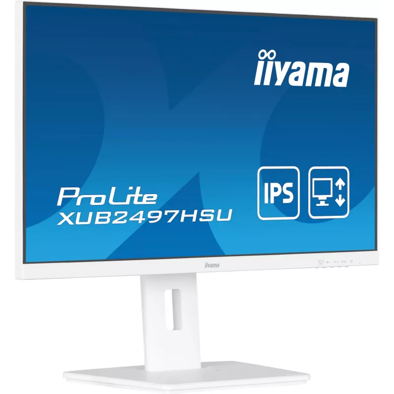 iiyama ProLite XUB2497HSU-W2 Computer Monitor 60,5 cm (23,8 Zoll) 1920 x 1080 Pixel Full HD LED Weiß