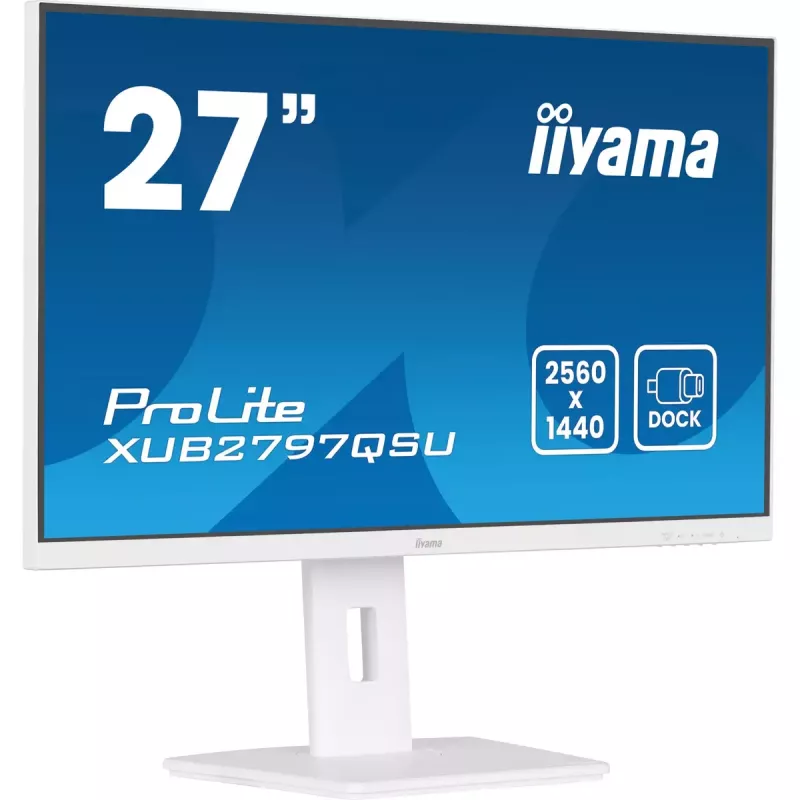 iiyama ProLite XUB2797QSU-W2 Computer Monitor 68,6 cm (27 Zoll) 2560 x 1440 Pixel Quad HD LED Weiß
