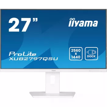 iiyama ProLite XUB2797QSU-W2 Computer Monitor 68,6 cm (27 Zoll) 2560 x 1440 Pixel Quad HD LED Weiß