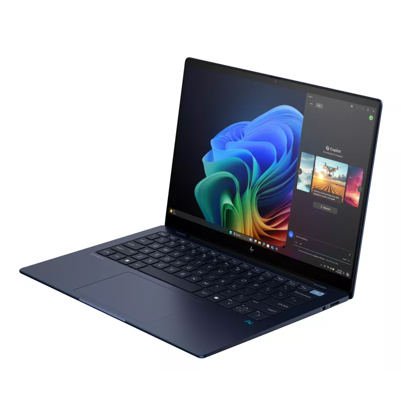 HP EliteBook Ultra G1q AI PC Copilot+ PC Snapdragon X1E-78-100 Laptop 35,6 cm (14 Zoll) Touchscreen 2.2K 16 GB LPDDR5x-SDRAM 1 TB SSD Wi-Fi 6E (802.11ax) Windows 11 Pro Blau