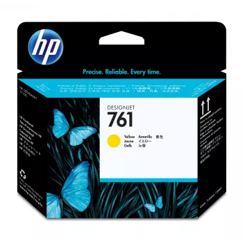 HP 761 Gelb Designjet Druckkopf, HP DesignJet T7100 Drucker, Thermischer Tintenstrahl, Gelb, Singapur, 28 mm, 143 mm