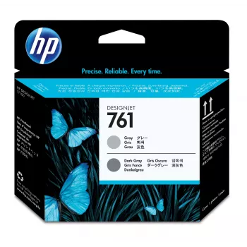 HP 761 Grau/Dunkelgrau DesignJet Druckkopf, HP DesignJet T7100 Drucker, Thermo-Tintenstrahl, Grau, Singapur, 28 mm, 143 mm