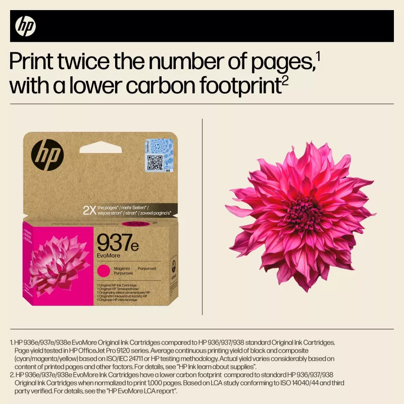 HP 937e EvoMore Magenta Original Tintenpatrone
