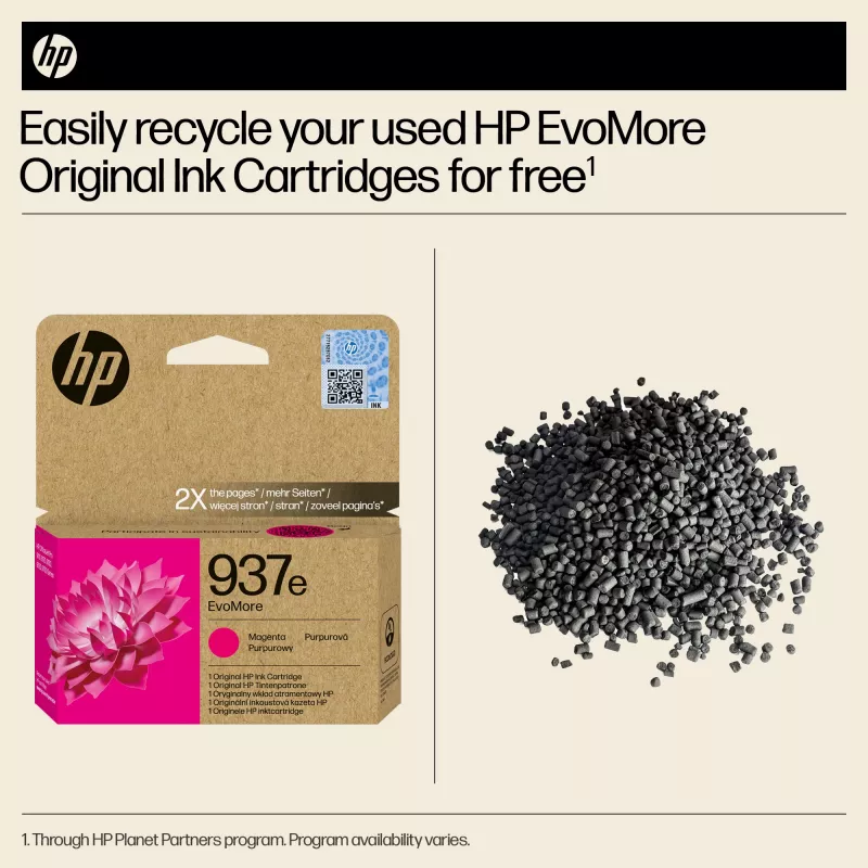 HP 937e EvoMore Magenta Original Tintenpatrone