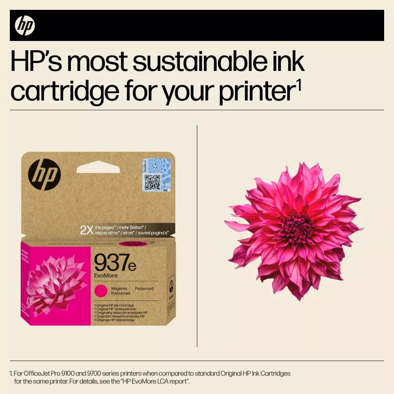 HP 937e EvoMore Magenta Original Tintenpatrone