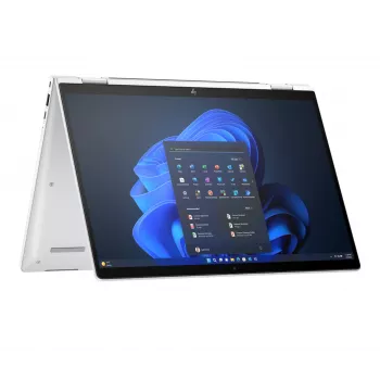 HP Elite x360 1040 G11 Intel Core Ultra 7 155H Hybrid (2-in-1) 35,6 cm (14 Zoll) Touchscreen WUXGA 32 GB LPDDR5x-SDRAM 1 TB SSD Wi-Fi 6E (802.11ax) Windows 11 Pro AI PC Silber