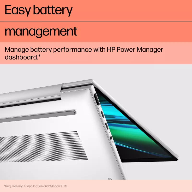 HP Elite x360 1040 G11 Intel Core Ultra 7 155H Hybrid (2-in-1) 35,6 cm (14 Zoll) Touchscreen WUXGA 32 GB LPDDR5x-SDRAM 1 TB SSD Wi-Fi 6E (802.11ax) Windows 11 Pro AI PC Silber