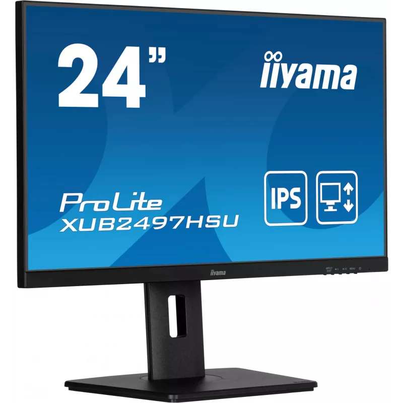 iiyama XUB2497HSU-B2 Computer Monitor 60,5 cm (23,8 Zoll) 1920 x 1080 Pixel Full HD LED Schwarz
