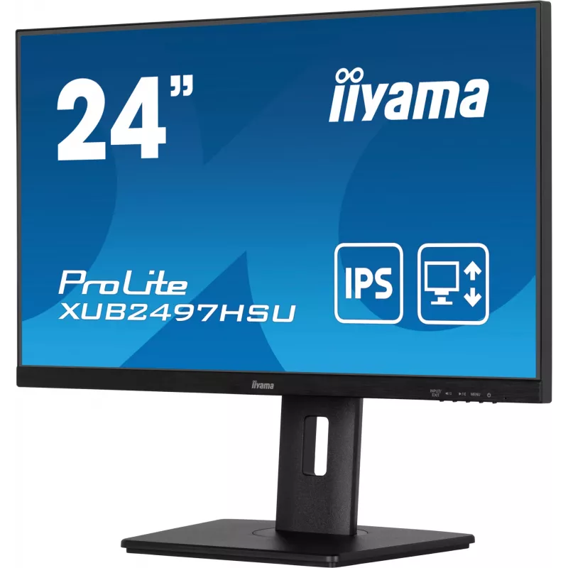 iiyama XUB2497HSU-B2 Computer Monitor 60,5 cm (23,8 Zoll) 1920 x 1080 Pixel Full HD LED Schwarz