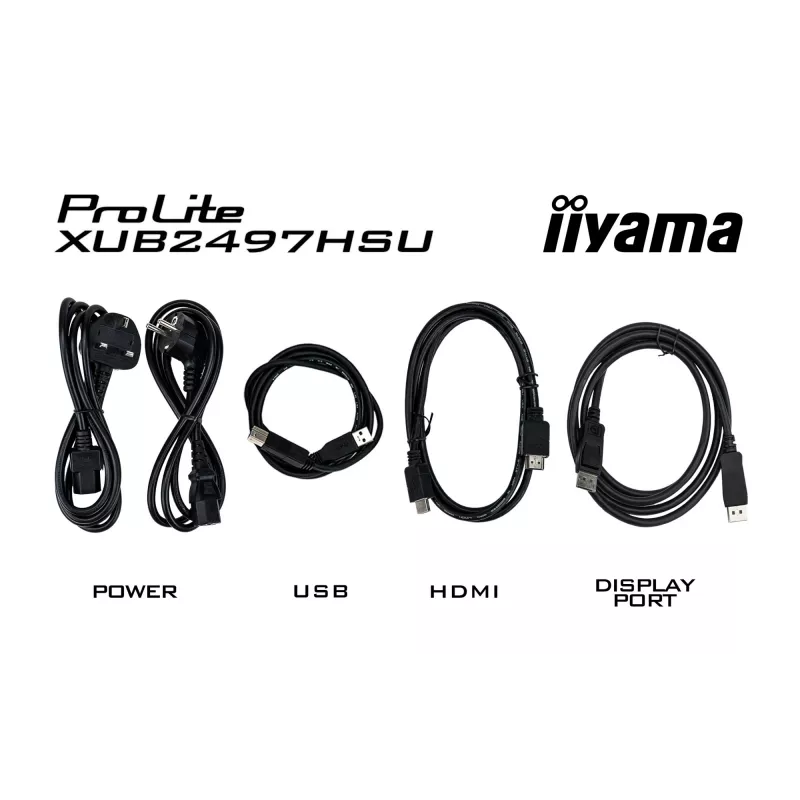 iiyama XUB2497HSU-B2 Computer Monitor 60,5 cm (23,8 Zoll) 1920 x 1080 Pixel Full HD LED Schwarz