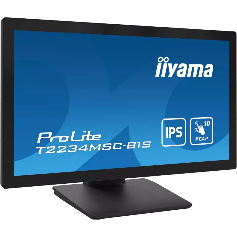 iiyama ProLite T2234MSC-B1S Computer-Monitor 54,6 cm (21,5 Zoll) 1920 x 1080 Pixel Full HD Touchscreen Schwarz