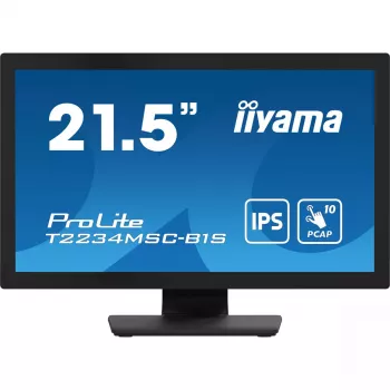 iiyama ProLite T2234MSC-B1S Computer-Monitor 54,6 cm (21,5 Zoll) 1920 x 1080 Pixel Full HD Touchscreen Schwarz